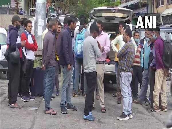 Taxi drivers in Nainital, Uttarakhand. (Photo/ANI)