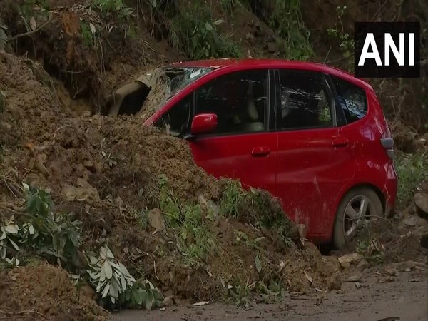 Visual from cloudburst-hit Ramgarh in Nainital district (Photo/ANI)