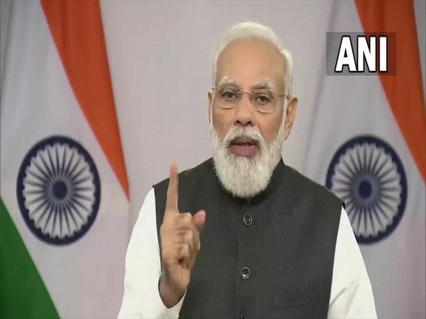 Prime Minister Narendra Modi addressing the nation on Friday. (Photo/ANI)