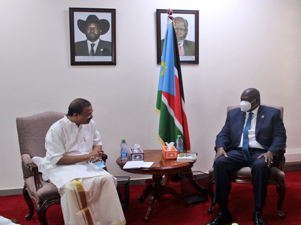 MoS Muraleedharan meets first vice president of South Sudan