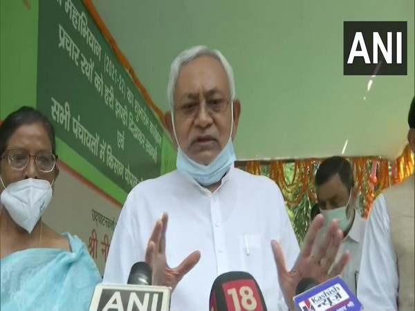 Bihar Chief Minister Nitish Kumar. (Photo/ANI)