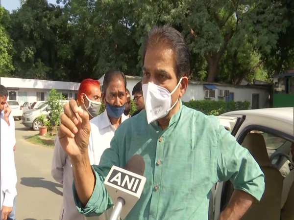 KC Venugopal talking to ANI in Delhi on Saturday (Photo/ANI)