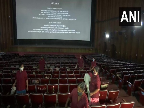 Visuals from a cinema hall in Kochi, Kerala. (Photo/ANI)