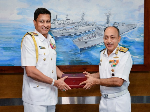 Vice Admiral Anil Chawla of the Indian Navy (Photo:Twitter/India in Sri Lanka)