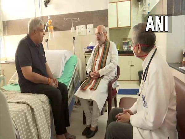 Union Home Minister Amit Shah with WB Governor Jagdeep Dhankar. (Photo/ANI)