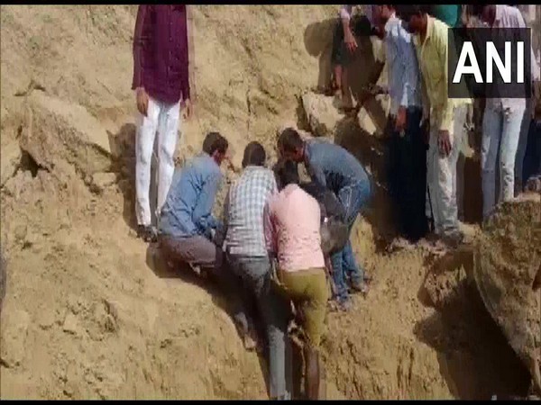 Seven people became a victim of mud mound collapse in Kanpur district. (Photo/ANI)