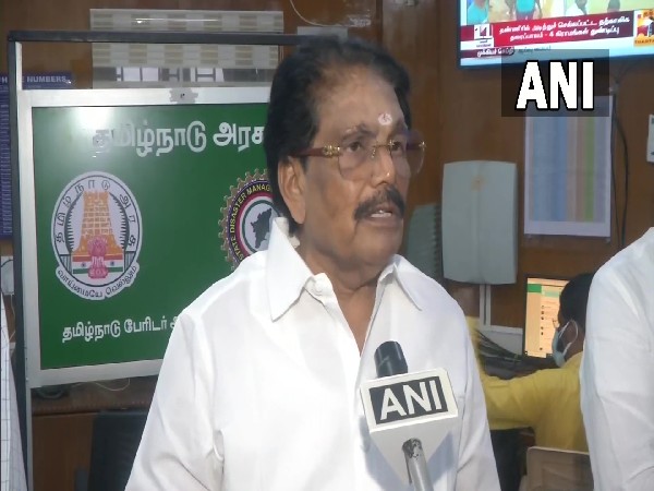 Tamil Nadu Disaster Management Minister KKSSR Ramachandran. (Photo/ANI)