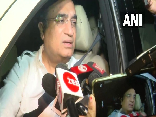 Congress leader Ajay Maken speaking to reporters in Delhi on Wednesday. (Photo/ANI)