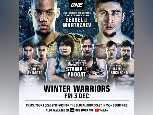 ONE Championship (ONE) announces the full card for ONE: Winter Warriors (Photo: Twitter/ONE Championship)