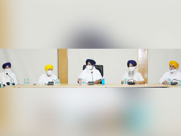 Visuals from Shiromani Akali Dal core committee meeting (Photo/SAD)