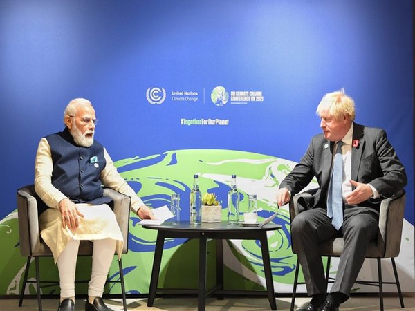 Prime Minister Narendra Modi and his British counterpart Boris Johnson