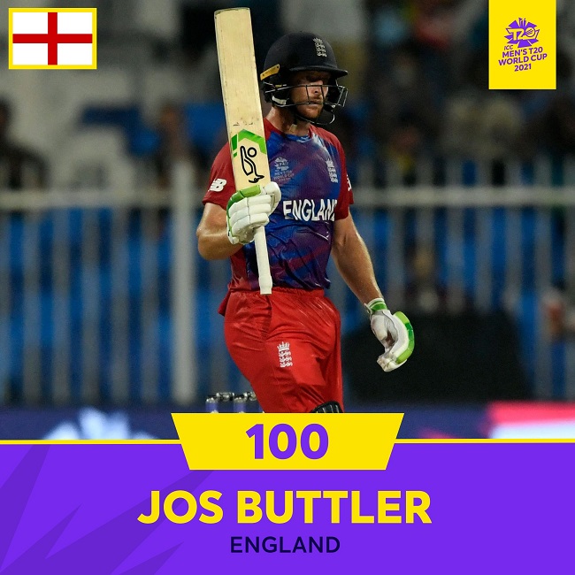  Jos Buttler (Image: T20 World Cup's Twitter)