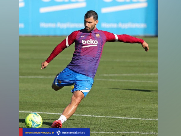 Barcelona striker Sergio Aguero (Photo/ Barcelona Twitter)