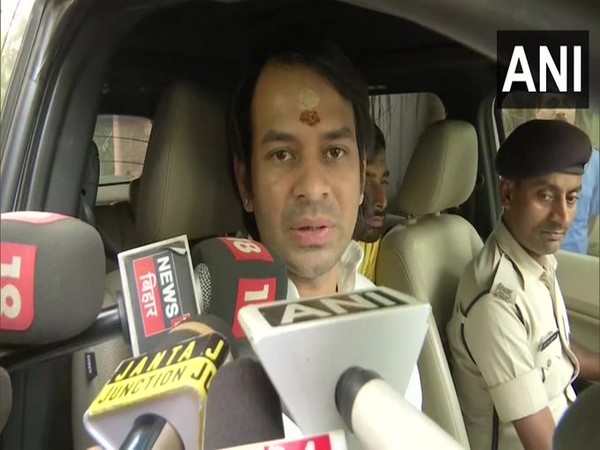 Rashtriya Janata Dal (RJD) leader Tej Pratap Yadav (Photo/ANI)