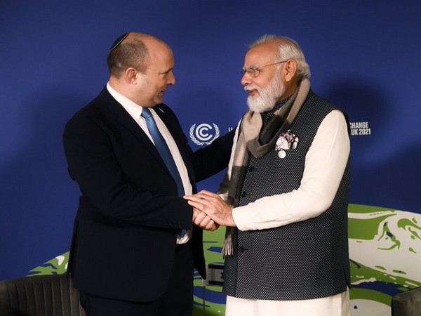 Prime Minister Narendra Modi and his Israeli counterpart Naftali Bennett