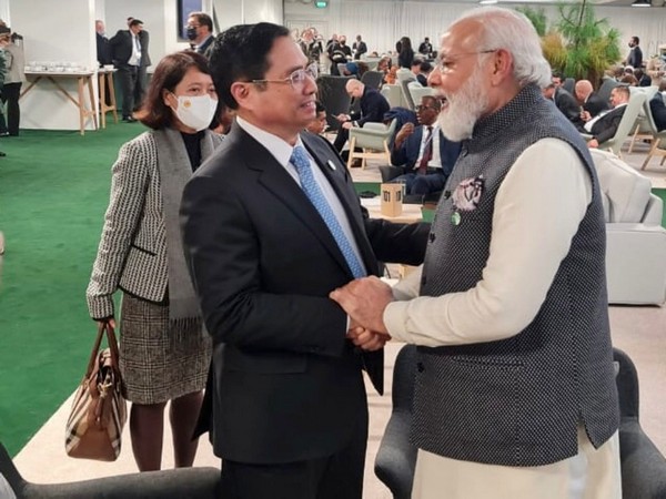 Prime Minister Narendra Modi meets Vietnam counterpart Pham Minh Chinh on sideline of COP26.