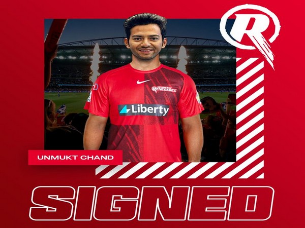 Unmukt Chand (Photo/ Melbourne Renegades Twitter)