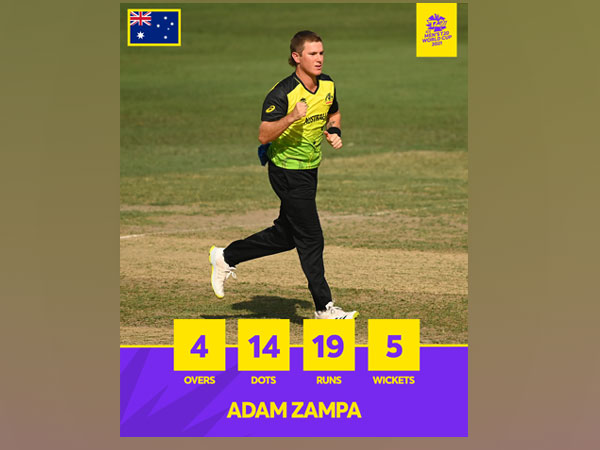 Australian pacer Adam Zampa (Photo/ICC-Twitter)