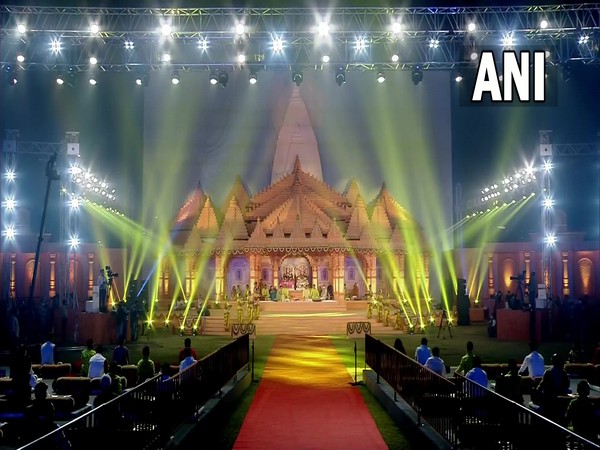 Arvind Kejriwal performs Diwali Puja in Thyagraj Stadium (Photo/ANI)