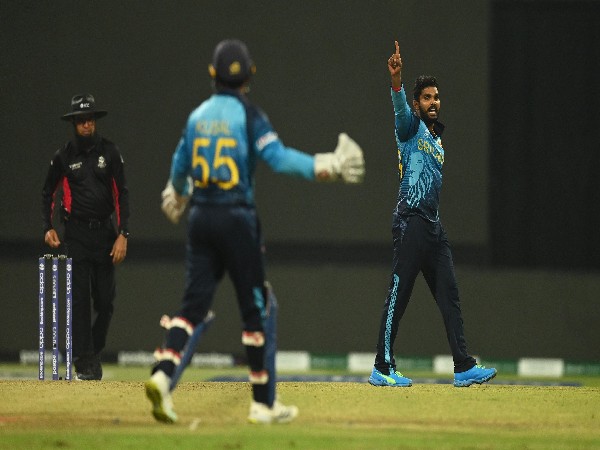 Sri Lanka defeated West Indies (Image: T20 World Cup's Twitter)