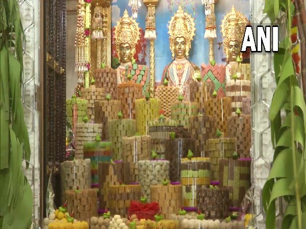 Vadodara's Swaminarayan Temple. (Photo/ANI)