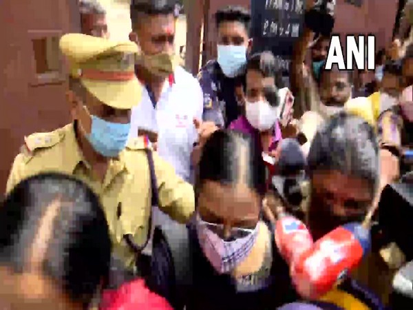 Swapna Suresh releases from jail (Photo/ANI)