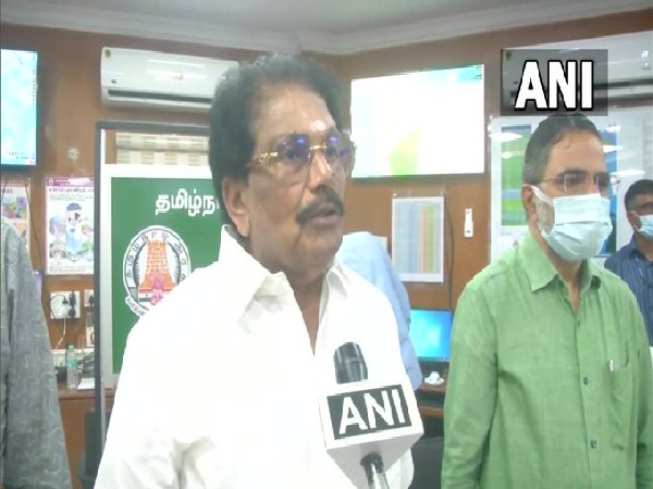 KKSSR Ramachandran, Tamil Nadu Revenue and Disaster Management (Photo/ANI)