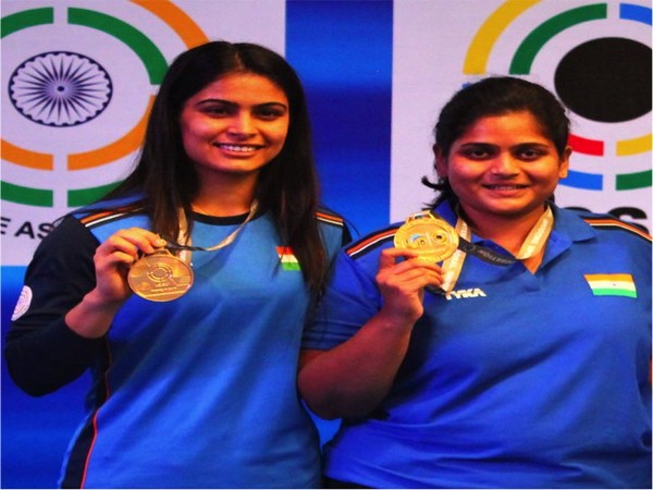 Manu Bhaker and Rahi Sarnobat (Photo: Twitter/SAI Media)