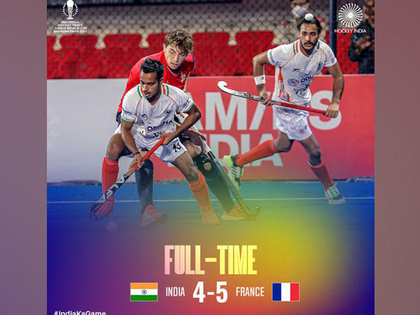 Hosts India stumble to 4-5 loss against France (Photo/ Hockey India Twitter)