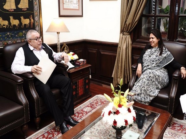 MoS Meenakashi Lekhi met with High Commissioner of Cyprus Agis Loizou
