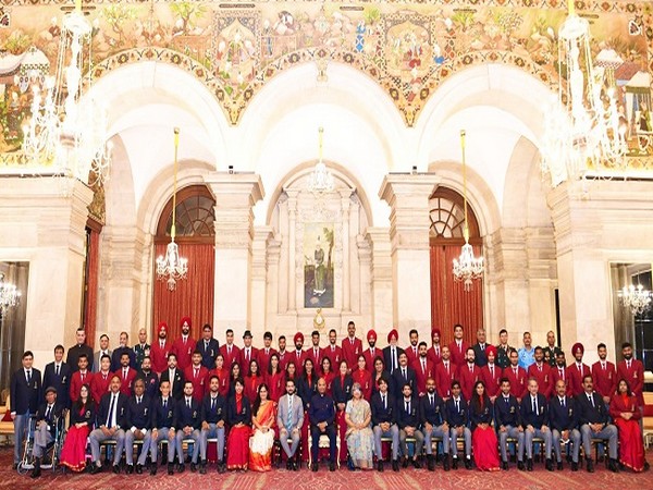 The ceremony of National Sports Awards 2021 was held on Saturday (Image: Anurag Thakur's Twitter)