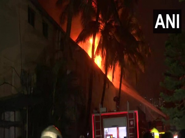 Fire Rescue operation underway at Samsung centre in Mumbai (Photo/ANI) 