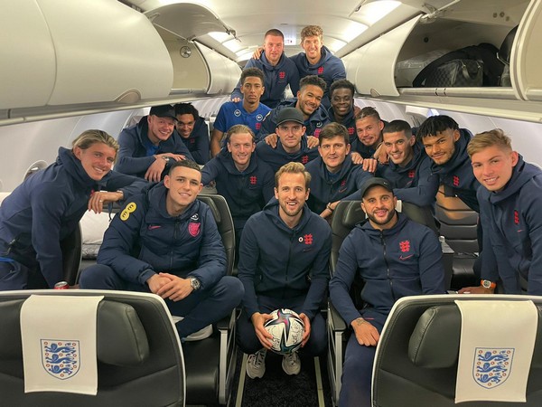 England football team (Image: Harry Kane's Twitter)