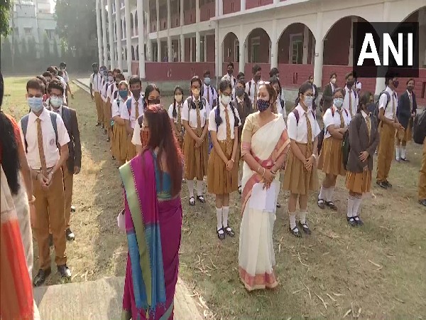 A visual from Maharishi Vidya Mandir School, Kolkata on Tuesday. (Photo/ANI)