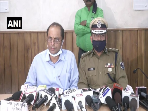 Chaitanya Prasad, Additional Chief Secretary (Home) adressing press conference in Patna (Photo/ANI) 