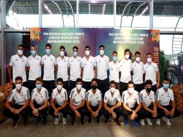 Argentina arrive in Bhubaneswar (Photo/ Hockey India Twitter)