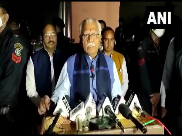 Haryana Chief Minister Manohar Lal Khattar (Photo:Twitter/ANI)