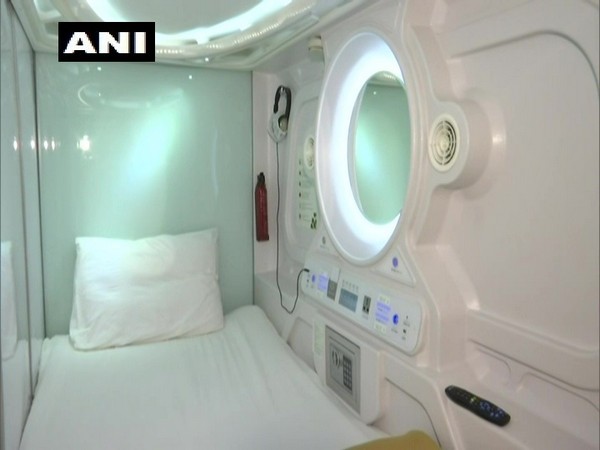 Visual of a pod room at Mumbai Central railway station (Photo/ANI)