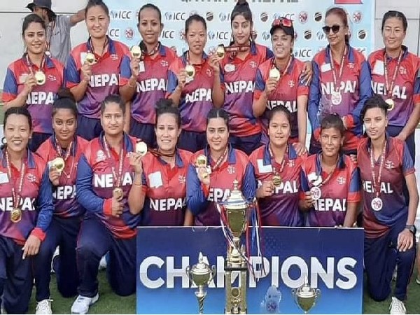 Nepal women's cricket team (Image: Paras Khadka's Twitter)