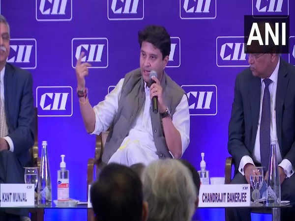 Union Minister for Civil Aviation Jyotiraditya Scindia (Photo:Twitter/ANI)