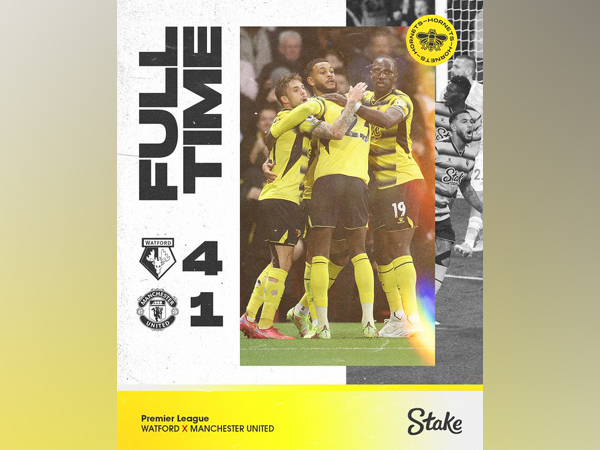 Watford defeat Manchester United (Photo/ Watford Football Club Twitter)