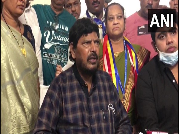 Union Minister Ramdas Athawale (Photo:Twitter/ANI)