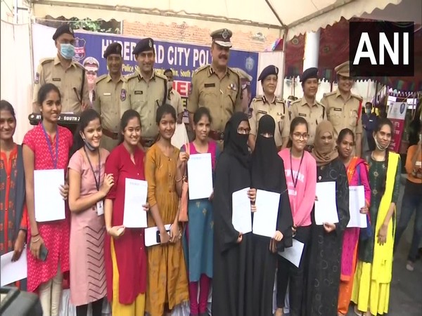 Hyderabad Police organises job mela for women (Photo:Twitter/ANI)