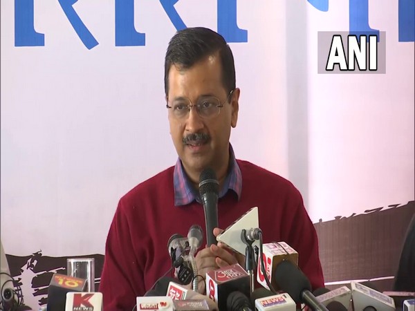 Delhi Chief Minister Arvind Kejriwal in Haridwar (Photo/ANI)