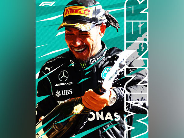 Lewis Hamilton wins in Qatar (Photo/ Formula 1 Twitter)