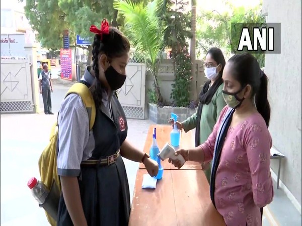 Schools reopen in Gujarat ( Photo/ANI) 