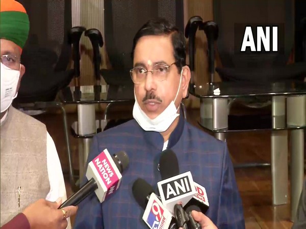 Union Parliamentary Affairs Minister Pralhad Joshi (Photo/ANI)