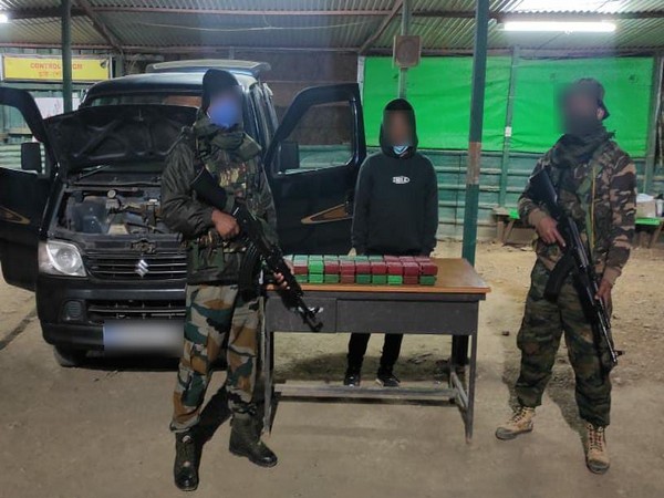 Assam Rifles foils cross border narcotics trafficking in Manipur (Pic Credit: Assam Rifles Twitter handle)