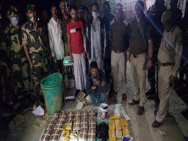 2.59 lakh Yaba tablets were recovered from an accused in Karimganj by BSF and Assam Police. (Photo/@BSF_India)