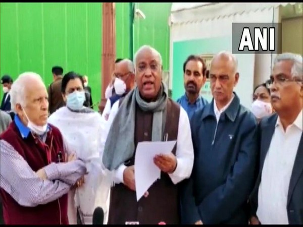 Leader of Opposition in Rajya Sabha Mallikarjun Kharge (Photo/ANI)